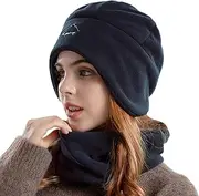 [Generic] Trapper Hat Mens Handmade Ear Warm Wool Cap Cotton Slouchy Hat Knitted Hat Windproof Cold Sweat Hat Reflective Hat