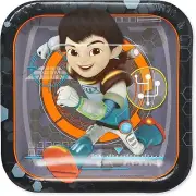 Miles From Tomorrowland Disney Kids Birthday Party 7" Square Dessert Plates