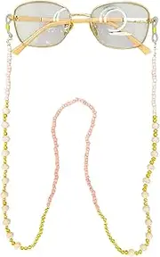 [Generic] Handmade Beaded Eyeglass Chain, Glasses Chains for Women, Beaded Glasses Chain, Handmade Chain for Glasses, Crochet Eyeglass Chain, Eye Jewelry