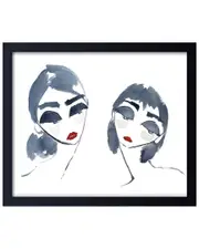 Ready2HangArt Sisters No 1 Framed Print Wall Art