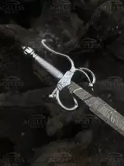 Damascus Steel King Zorro Sword, Rapier sword, Viking sword, Medieval Fantasy