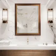 Bronze Copper Oil-Rubbed Framed Beveled Wall Mounted Vanity Mirror, Accent Decor