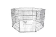 Paw Mate Pet Playpen 8 Panel 42in Foldable Dog Exercise Enclosure Fence Cage