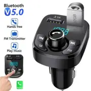 Multifunction MP3 Bluetooth Hands free FM Transmitter For All Cars USB Connector