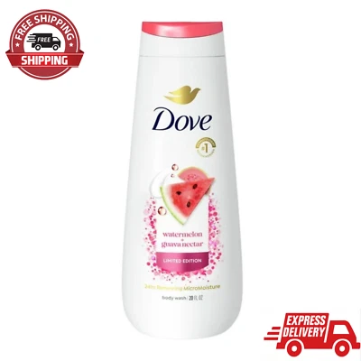 Dove Body Wash for Women Watermelon & Guava, 20 oz