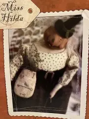 Country Stitches Brenda Gervais Pattern Miss Hilda 20” Goode Witch Halloween NEW