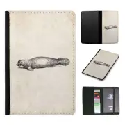 PASSPORT ITINERARY ORGANIZER|MANATEE SEAL WALRUS