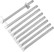 BTCDR 67558 Burner Tubes Replacement Parts for Weber Summit 660 670 Gas Grill Models, 8 Pack Pipe Grill Burner Tubes, Stainless Steel