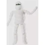New Isaac Mizrahi 5 Foot Mummy Pillow Glow In The Dark Eyes Halloween