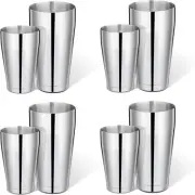 8 Pcs Cocktail Shaker Boston Shaker Set Professional Bartender Kit Bar Stainless
