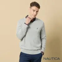 在飛比找momo購物網優惠-【NAUTICA】男裝 簡約質感恆溫彈力V領針織衫(灰)