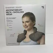 Sharper Image Aromatherapy Neck Shoulder Wrap Hot or Cold Fleece Muscle Pain NIB