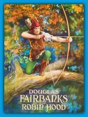 Douglas Fairbanks in Robin Hood - Movie Poster - BIG MAGNET 3.5 x 4.5 in