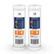 Carbon Block 2-PACK CTO Water Filter Cartridges for RO Reverse Osmosis System