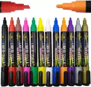 Liquid Chalk Pen Markers - Chalkboard Marker Erasable on Blackboard, Glass, Wind