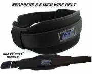 GLADIATOR Weight Lifting Fitness Gym Neoprene BELT Wide Double Back Support