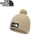 【The North Face LOGO BOX POM BEANIE 保暖針織帽《亞麻》】3FN3/保暖帽/毛線帽