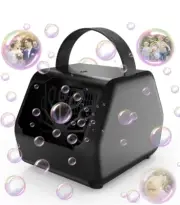 Bubble Machine, Automatic Bubble Blower, Portable Bubble Makers Wireless(G3)