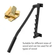 Wall Mounted High Carbon Steel Firewood Splitter Kindling Log Cutter Tool