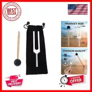 440 Hz Tuning Fork, A440Hz Tuning Fork with Silicone Hammer Bag for Violin Gu...