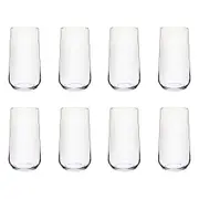 2 x 4pc Wiltshire Allegra Long/Tall Drinking Glass Tumblers Cups Set 470ml