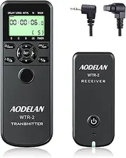 Camera Wireless Remote Shutter Release Timer for Canon EOS RP, 5D Mark IV, 6D Mark II, 90d, 800D, 760D, 750D,1200D, Olympus OM-1, E-M1X, Fujifilm GFX100