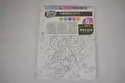 Canvas 6 Pack 9X11" NEW Ready to Paint Mermaid/Unicorn/Sloth Anker Artist