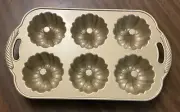 Nordic Ware | Gold Bundt-Lette Pan | 5 Cup | 65th Anniversary | USA | NEW