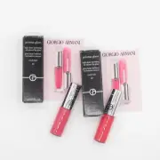 2x Giorgio Armani Prisma Glass Lip Gloss Sample Mini 02 Candy Halo 1ml .03 fl oz