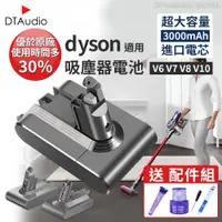 在飛比找ETMall東森購物網優惠-【台灣現貨免運】適用dyson V6 V7 V8 V10電池