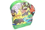 Jr. Shaped Box Jigsaw Puzzle 72pc - Wild Safari