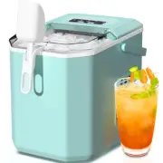 ZAFRO Countertop Ice Maker,Portable Ice Machine with Carry Handle,Self-Cleaning
