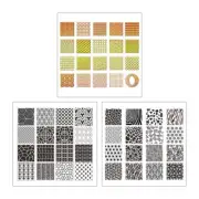 20PCS/Pack Large Painting Stencils PET Templates Scrapbooking Decoration Tools