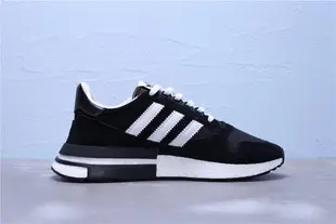 Adidas ZX500 RM Boost 黑白 麂皮 透氣 休閒運動慢跑鞋 男女鞋 BB6822【ADIDAS x NIKE】