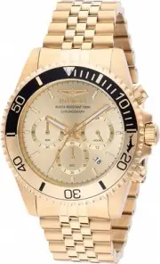 Invicta Men's 48118 Pro Diver Quartz Chronograph Gold Dial Watch