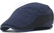 [HAMKVBPR] Men's Beret Hats Men's Hat Cotton Beret Outdoor Sun Hat Duck Tongue Cap Mens Hat Flat Cap