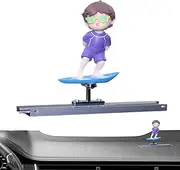 Car Dashboard Decorations | Surfing Board Auto Decoration - Cute Surfing Boy Design Swinging Figure for Him Her Birthday
