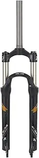 Mountain Bike Suspension Fork 26/27.5/29 Inch MTB Fork 100mm Travel Disk Brake 1-1/8 Straight Front Fork (Color : Yellow, Size : 29inch)