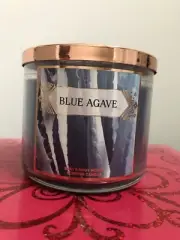 Bath & Body Works Aromatherapy BLUE AGAVE 3 Wick RETIRED New