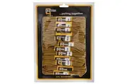 Grafters Round 140cm Boot Laces (Pack Of 12) (Chocolate/Gold) (Pack of 12)
