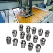 15Pcs ER25 Chuck Set Spring Collets With Wrench CNC Milling Machine Parts