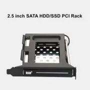 PCI Mobile Rack Bracket Hard Disk Drive Enclosure Box For 2.5 Inch SATA HDD SSD