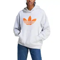 在飛比找博客來優惠-ADIDAS BF FIT HOODIE 女連帽上衣-灰-I