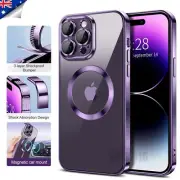 iPhone 16 15 14 13 12 11 Pro Max Plus case Magsafe shockproof magnetic Cover