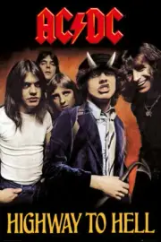 ACDC Highway to Hell POSTER 61x91cm NEW AC/DC Malcolm Angus Young rock band