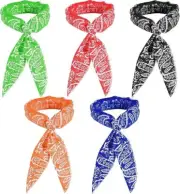 5 Pack Cooling Neck Wraps Ice Cooling Scarf Neck Bandana Wrap for Men Women