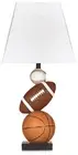 Signature Design by Ashley Casual Nyx Table Lamp Brown/Orange