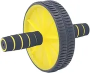 Ab Workout Equipment Exercise Wheel Ab Workout Equipment for Core Workout Ab Exercise Equipment As Abdominal Muscle Toner Used As at Home Workout(Yellow)