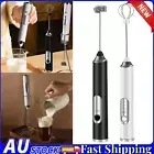Handheld Milk Frother Electric Whisk USB Rechargeable Foam Maker 3 Speed Levels