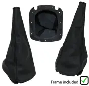 BLACK STITCH RUBBER REPLACEMENT LEATHER GEAR BOOT+FRAME FOR FORD RANGER 94-04